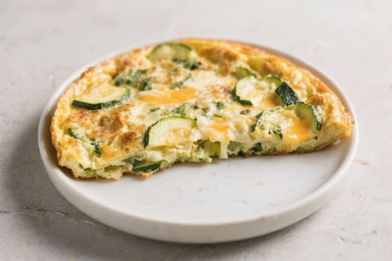 Zucchini & Cheese Frittata – Easy, Satisfying, and Perfect Anytime