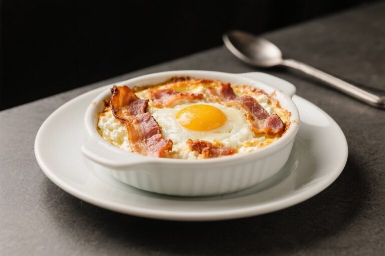 Cottage Cheese Egg Bake With Turkey Bacon – A Simple, Protein-Packed Breakfast