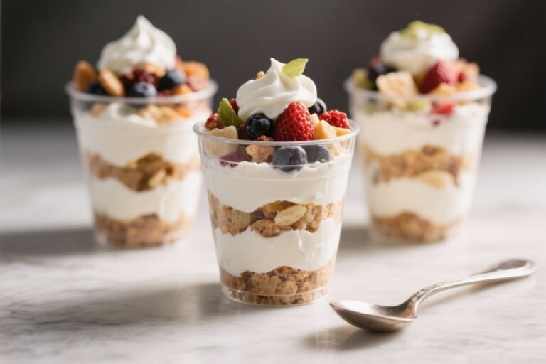 High-Protein Greek Yogurt Parfait Cups – Simple, Satisfying, and Meal-Prep Friendly