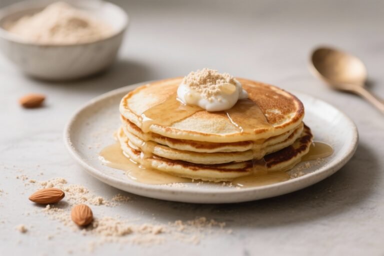 Low-Carb Almond Flour Pancakes – Fluffy, Easy, and Satisfying