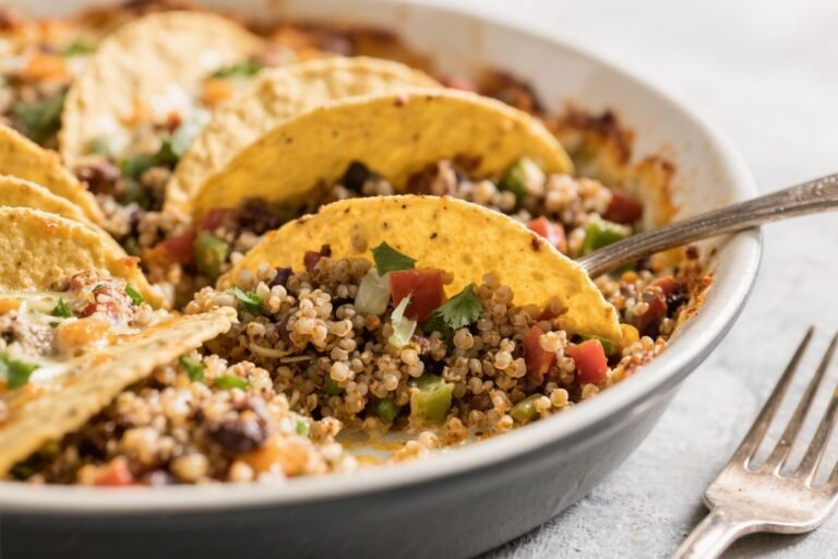 Quinoa Taco Bake – A Cozy, Flavor-Packed Weeknight Dinner