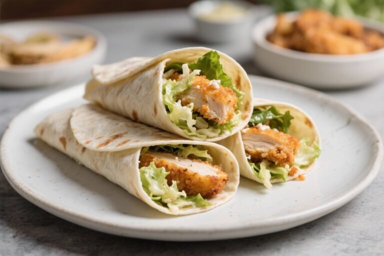 Crispy Chicken Caesar Protein Wraps – A Fresh, Satisfying Meal