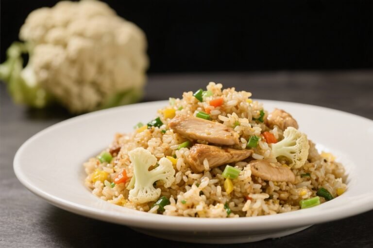 Cauliflower Fried Rice With Chicken – A Light, Flavorful Weeknight Favorite