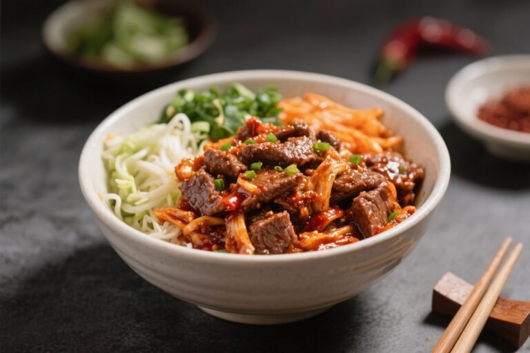 Spicy Korean Beef Bowl – Fast, Flavorful, and Weeknight-Friendly