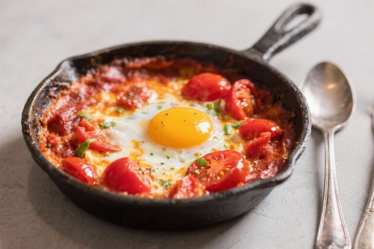 Red Pepper & Tomato Shakshuka – A Cozy, One-Pan Egg Dish