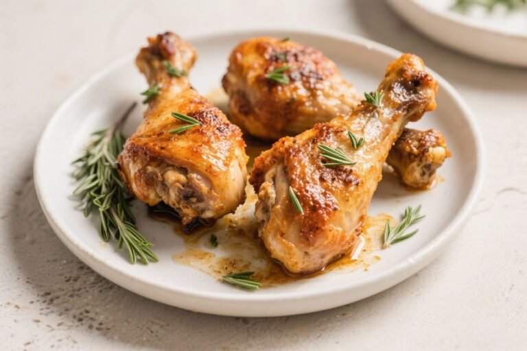 Crispy Baked Chicken Drumsticks With Herbs – Easy, Flavorful, and Family-Friendly