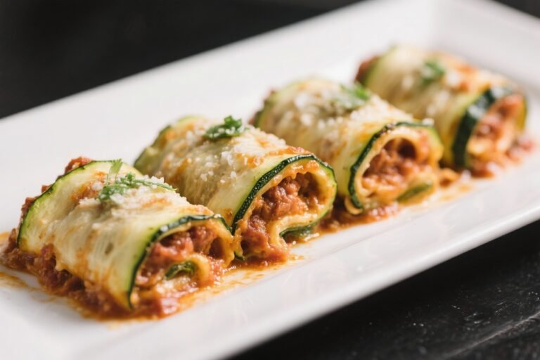 Zucchini Lasagna Roll-Ups – A Light, Cozy Comfort Dish