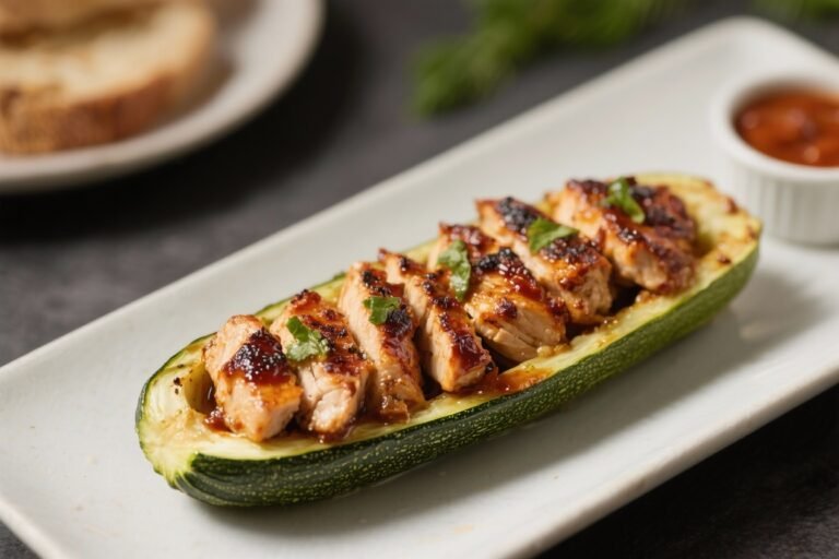 BBQ Chicken Zucchini Boats – Easy, Flavor-Packed Weeknight Dinner