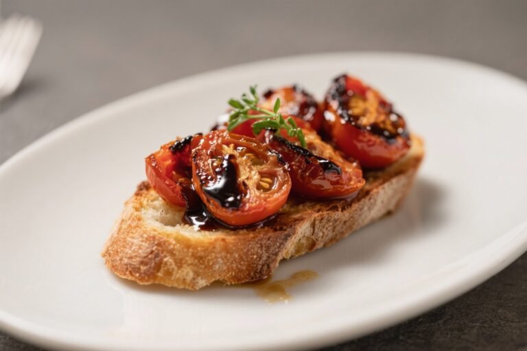 Balsamic Roasted Tomato Bruschetta – A Bright, Flavor-Packed Appetizer