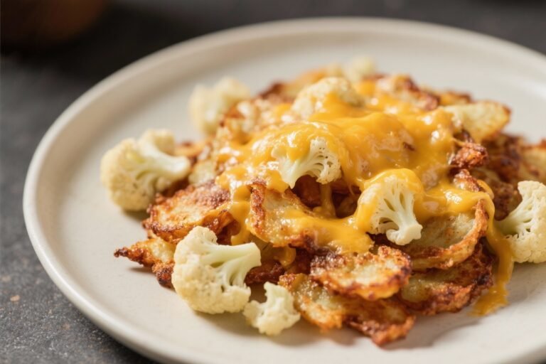 Cheesy Cauliflower Hash Browns – Crispy, Comforting, and Low-Carb