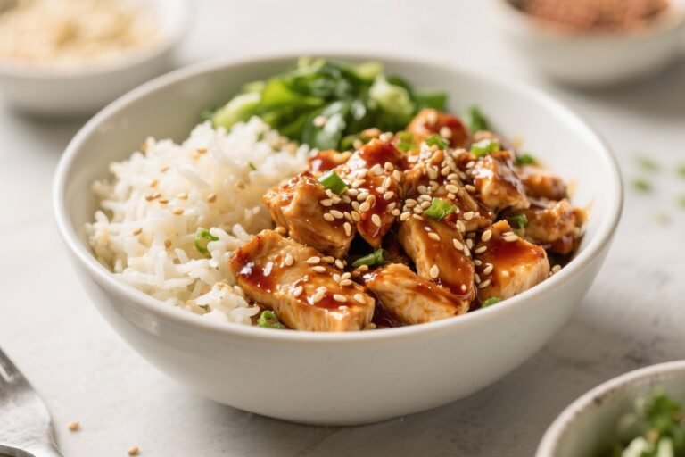Spicy Sesame Ginger Chicken Bowls – Bright, Bold, and Satisfying