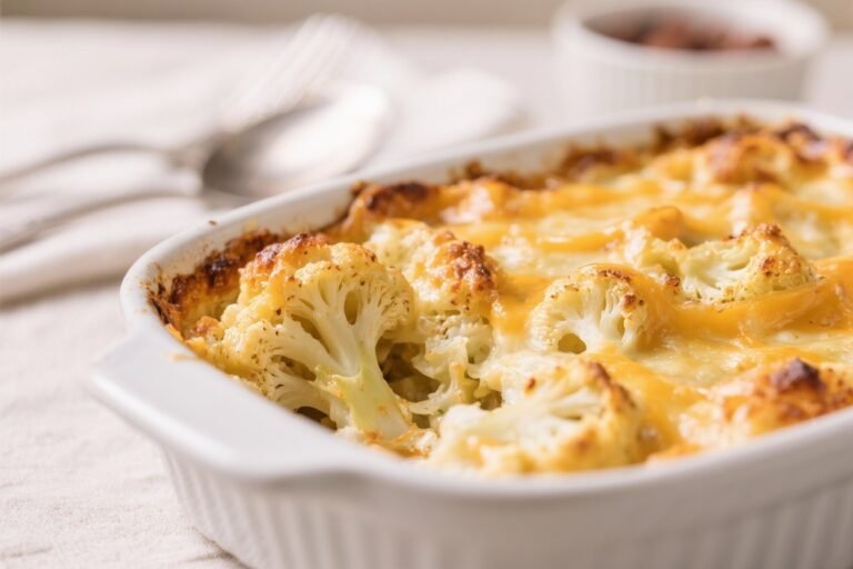 Cheesy Cauliflower Casserole – Cozy, Comforting, and Simple