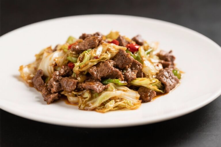 Spicy Beef and Cabbage Stir-Fry – Fast, Flavorful, and Satisfying