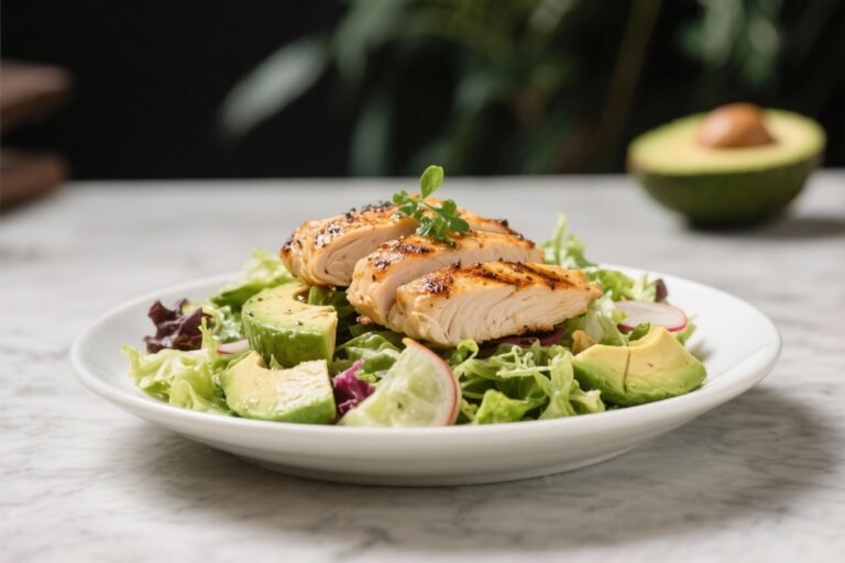 Grilled Chicken and Avocado Salad – Fresh, Filling, and Easy
