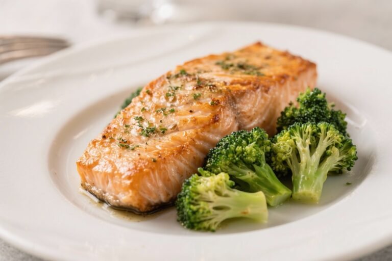Baked Salmon With Steamed Broccoli – A Simple, Healthy Weeknight Dinner