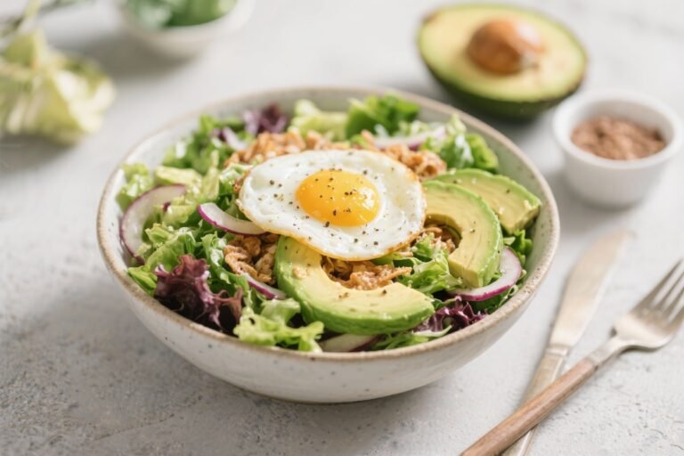 Avocado & Egg Keto Breakfast Salad – Simple, Satisfying, and Low-Carb