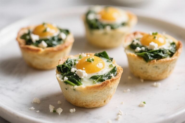 Spinach & Feta Keto Egg Cups – Easy, Tasty, and Perfect for Meal Prep