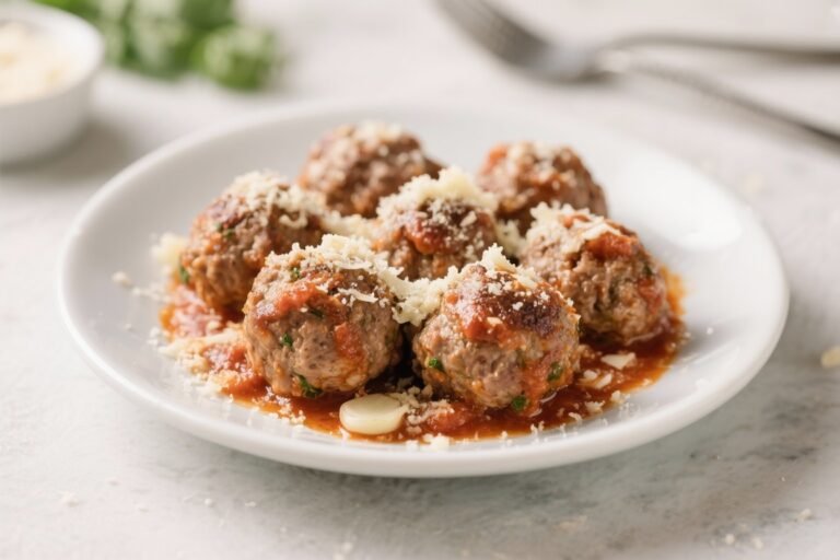 Garlic Parmesan Turkey Meatballs – Juicy, Flavor-Packed, and Weeknight Friendly