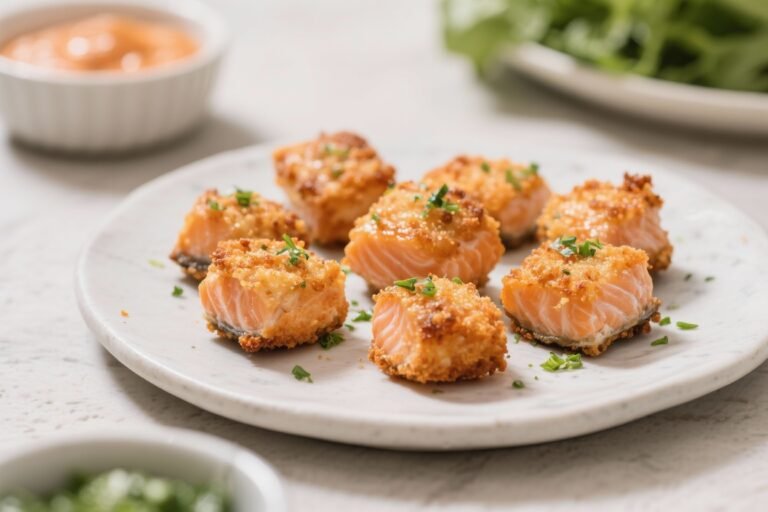 Crispy Air Fryer Salmon Bites – Quick, Flavorful, and Weeknight-Friendly