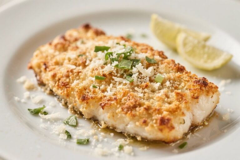 Garlic Parmesan Crusted Cod Fillets – Crisp, Flavorful, and Easy