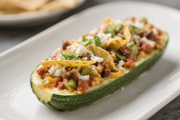 Taco-Stuffed Zucchini Boats – A Fresh, Flavor-Packed Weeknight Dinner