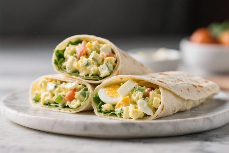 High-Protein Greek Yogurt Egg Salad Wraps – Easy, Fresh, and Satisfying