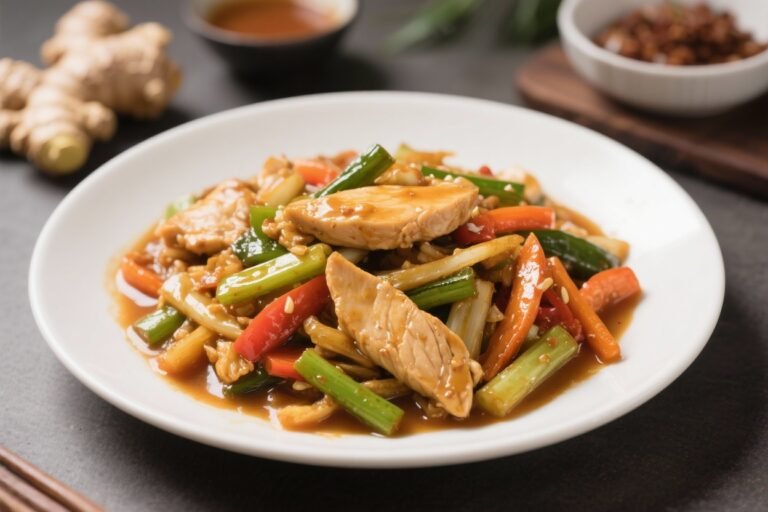 Chicken Veggie Stir-Fry With Ginger Sauce – Fast, Flavorful, and Fresh