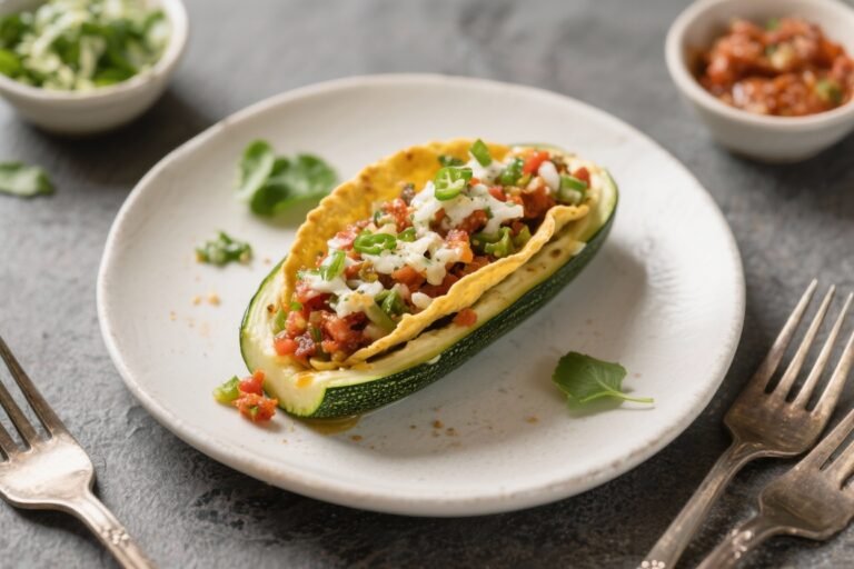 Low Carb Taco Stuffed Zucchini – A Fresh, Flavor-Packed Dinner