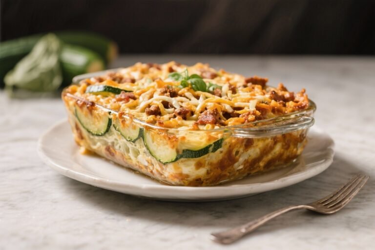 Low Carb Loaded Zucchini Casserole – Comforting, Flavor-Packed, and Weeknight Easy