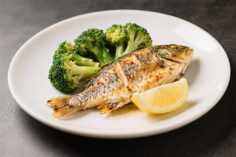 Grilled Tilapia With Steamed Broccoli and Lemon – Light, Fresh, and Weeknight-Friendly