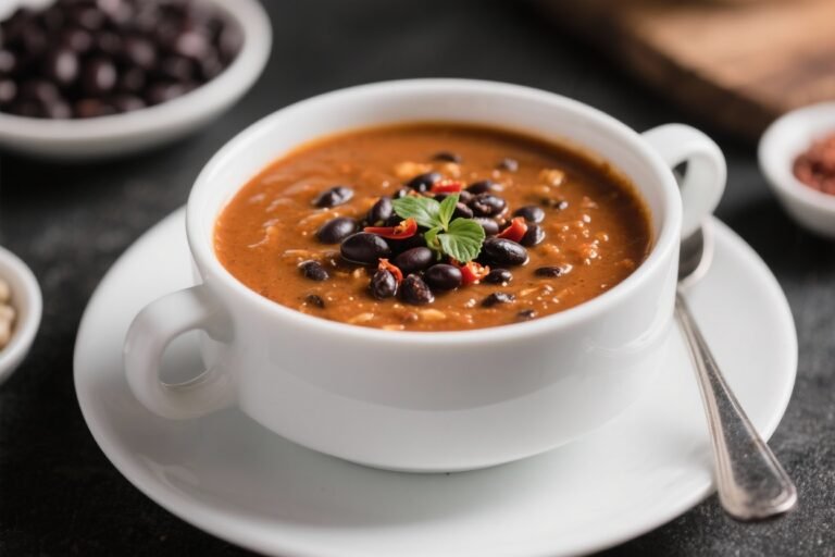 Spicy Black Bean Soup – Bold, Hearty, and Comforting