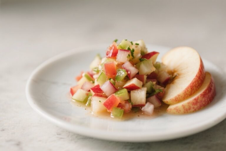Fresh Apple Salsa for Snacks or Dessert – Bright, Crisp, and Easy