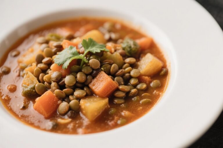 Lentil & Vegetable Stew – Hearty, Comforting, and Easy to Make