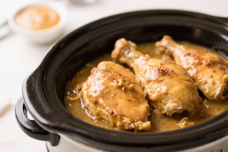 Slow Cooker Honey Mustard Chicken – Simple, Comforting, and Full of Flavor