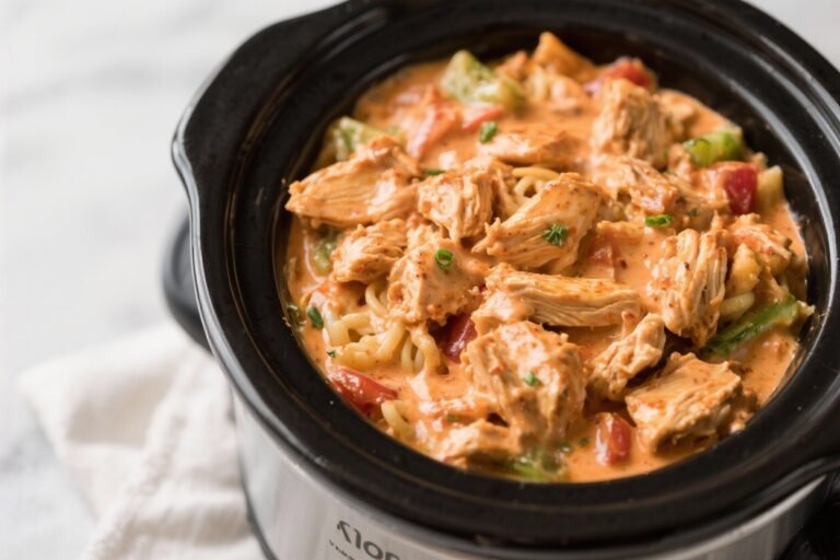 Slow Cooker Creamy Buffalo Chicken Dump Dinner – Easy, Cozy, and Crowd-Pleasing