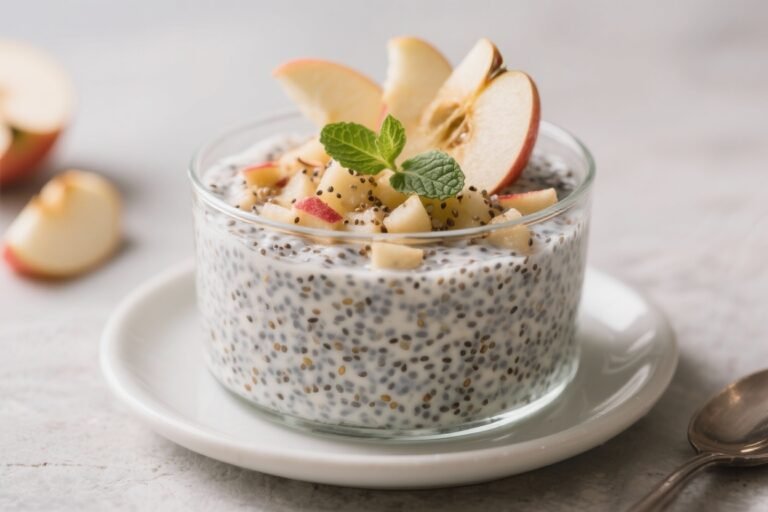 Vegan Apple Chia Pudding – A Cozy, Make-Ahead Breakfast