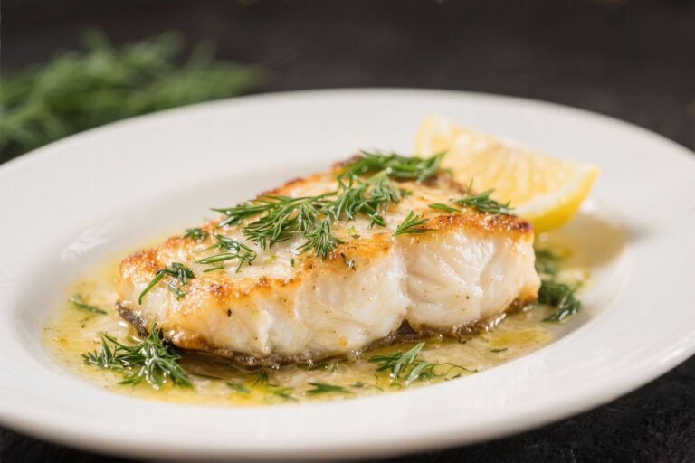 Baked Cod With Lemon & Dill – Bright, Simple, and Weeknight-Friendly