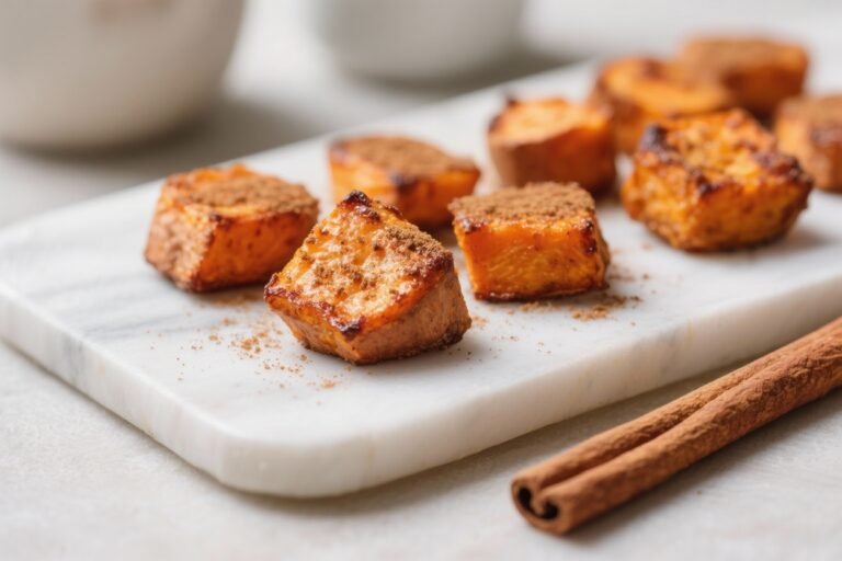 Cinnamon Roasted Sweet Potato Bites – Crispy, Cozy, and Easy