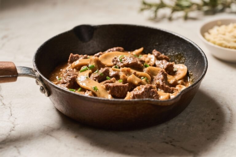 Low Carb Beef Stroganoff Skillet – Comfort Food Made Simple