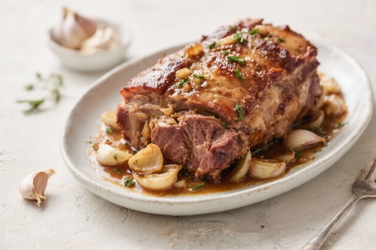 Dump and Go Savory Garlic Pork Roast – Easy, Flavorful, and Fuss-Free