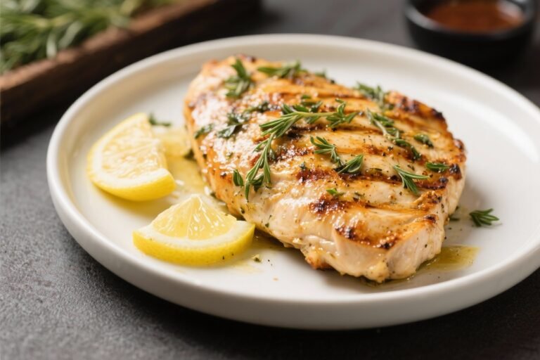 Lemon Herb Grilled Chicken Delight – Bright, Juicy, and Easy