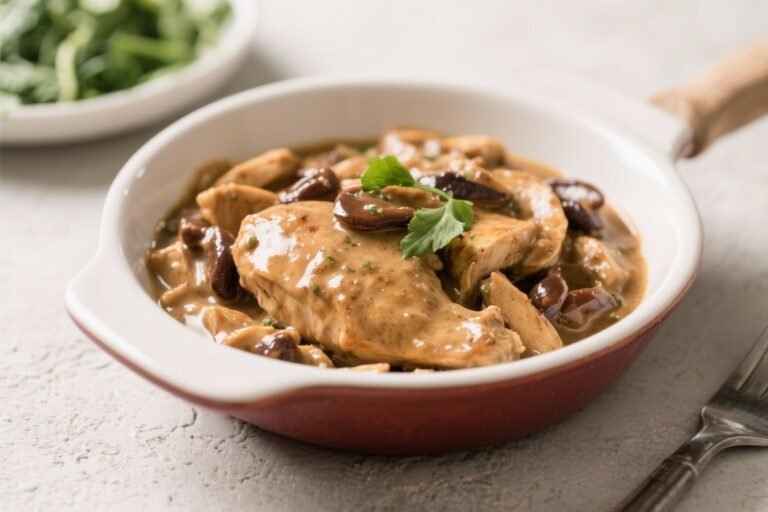 Dump and Go Creamy Chicken Marsala – A Simple, Comforting Dinner