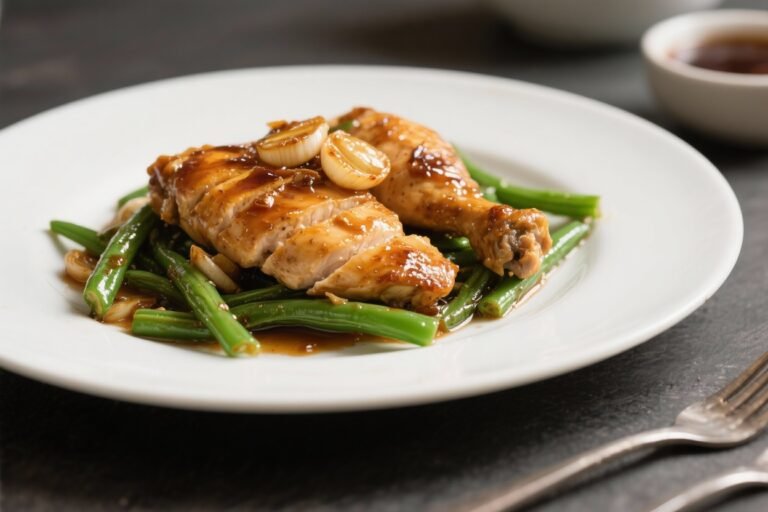 Honey Garlic Chicken With Green Beans – A Fast, Flavor-Packed Skillet Dinner
