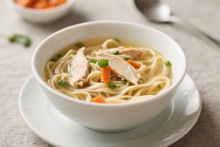 Chicken Noodle Soup – Comforting, Simple, and Satisfying