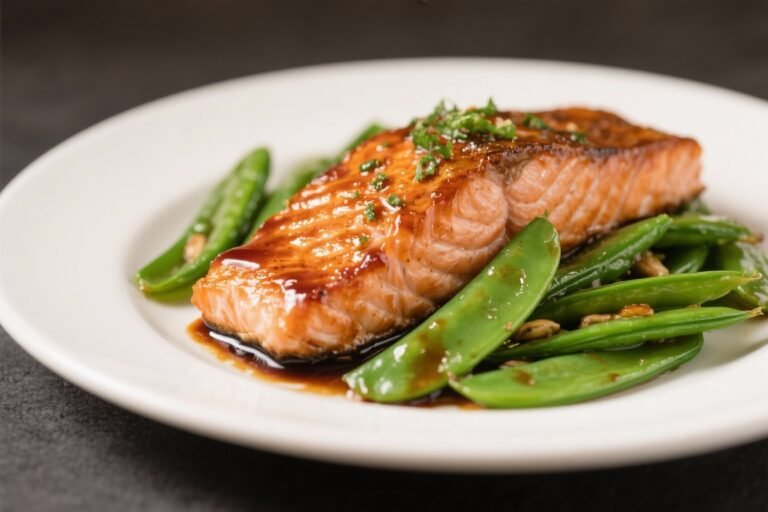 Teriyaki Salmon & Snap Peas – A Bright, Savory Weeknight Favorite