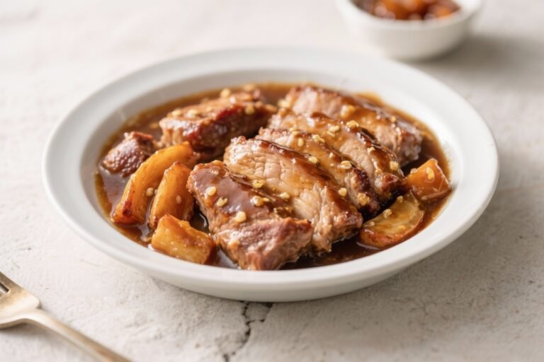 Dump-and-Go Sweet Maple Dijon Pork – Easy, Flavorful, and Family-Friendly