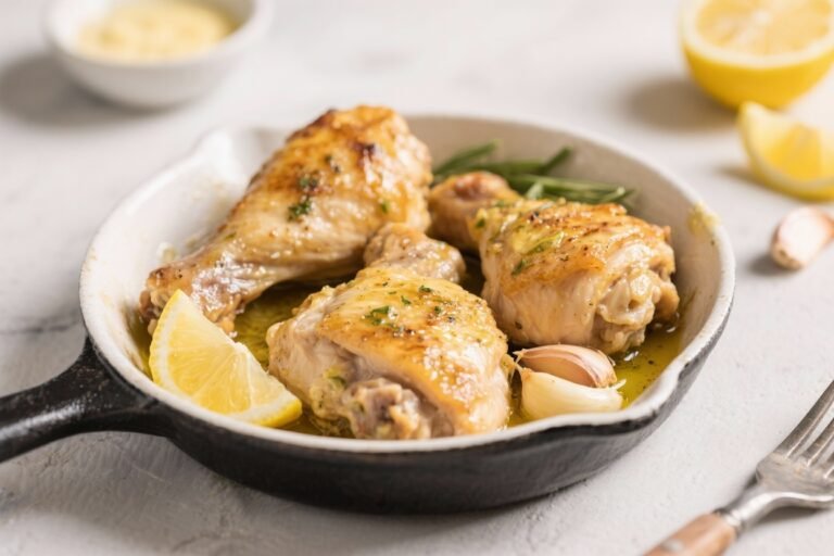 Lemon Garlic Butter Chicken Thighs & Breasts – Bright, Juicy, and Comforting