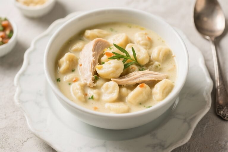 Creamy Chicken Gnocchi Soup – Cozy, Comforting, and Easy