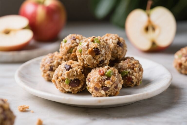 No-Bake Apple Energy Bites – A Quick, Healthy Snack You’ll Actually Crave