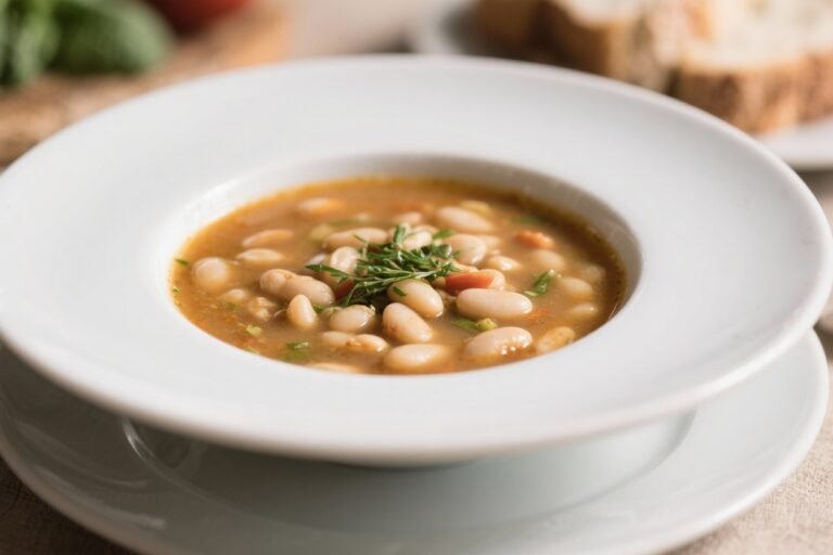 Tuscan White Bean Soup – Cozy, Simple, and Satisfying